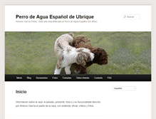 Tablet Screenshot of perroaguaubrique.com